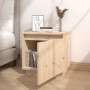 Mesitas de noche 2 uds madera maciza de pino 40x30x40 cm de vidaXL, Mesitas de noche - Ref: Foro24-813306, Precio: 69,30 €, D...