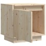 Mesitas de noche 2 uds madera maciza de pino 40x30x40 cm de vidaXL, Mesitas de noche - Ref: Foro24-813306, Precio: 69,30 €, D...