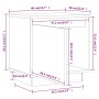 Mesitas de noche 2 uds madera maciza de pino 40x30x40 cm de vidaXL, Mesitas de noche - Ref: Foro24-813306, Precio: 69,30 €, D...