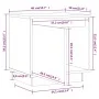 Nachttische 2 Stk. massives Zirbenholz 40x30x40 cm von vidaXL, Nachttische - Ref: Foro24-813306, Preis: 68,43 €, Rabatt: %