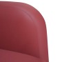 Sofá Loveseat rojo vino 110 cm cuero sintética en Sofás | Comprar online en Foru.es