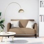 Sofá Loveseat Cappuccino 110 cm Cuero sintético en Sofás | Comprar online en Foru.es