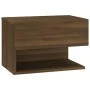 Wall bedside table 2 pcs oak brown by vidaXL, Nightstands - Ref: Foro24-816951, Price: 73,19 €, Discount: %