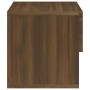Mesita de noche de pared 2 uds marrón oble de vidaXL, Mesitas de noche - Ref: Foro24-816951, Precio: 72,41 €, Descuento: %
