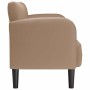 Sofá Loveseat Cappuccino 110 cm Cuero sintético en Sofás | Comprar online en Foru.es