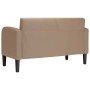 Sofá Loveseat Cappuccino 110 cm Cuero sintético en Sofás | Comprar online en Foru.es