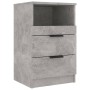 Mesita de noche madera contrachapada gris hormigón de vidaXL, Mesitas de noche - Ref: Foro24-811240, Precio: 56,02 €, Descuen...