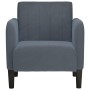 Sillón con reposabrazos Terciopelo Gris Oscuro 54 cm en Sillones | Comprar online en Foru.es