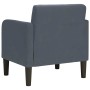 Sillón con reposabrazos Terciopelo Gris Oscuro 54 cm en Sillones | Comprar online en Foru.es