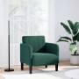 Sillón con reposabrazos Terciopelo Verde Oscuro 54 cm en Sillones | Comprar online en Foru.es