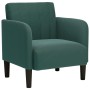 Sillón con reposabrazos Terciopelo Verde Oscuro 54 cm en Sillones | Comprar online en Foru.es