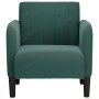 Sillón con reposabrazos Terciopelo Verde Oscuro 54 cm en Sillones | Comprar online en Foru.es