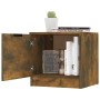 Mesitas de noche 2 unidades color roble ahumado 40x39x40 cm de vidaXL, Mesitas de noche - Ref: Foro24-817028, Precio: 41,55 €...