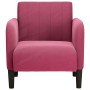 Sillón con reposabrazos Terciopelo Rojo Vino 54 cm en Sillones | Comprar online en Foru.es