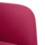 Sillón con reposabrazos Terciopelo Rojo Vino 54 cm en Sillones | Comprar online en Foru.es