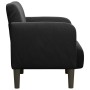 Sillón con reposabrazos Terciopelo negro 54 cm en Sillones | Comprar online en Foru.es