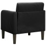Sillón con reposabrazos Terciopelo negro 54 cm en Sillones | Comprar online en Foru.es