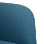 Sofá Loveseat Terciopelo Azul 109 cm en Sofás | Comprar online en Foru.es