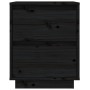 Mesitas de noche 2 uds madera maciza de pino negro 40x35x50 cm de vidaXL, Mesitas de noche - Ref: Foro24-813324, Precio: 105,...