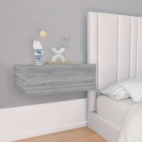 Mesita de noche flotante 2 uds madera gris Sonoma 40x30x15 cm by vidaXL, Nightstands - Ref: Foro24-815285, Price: 43,48 €, Di...