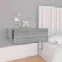 Mesita de noche flotante 2 uds madera gris Sonoma 40x30x15 cm de vidaXL, Mesitas de noche - Ref: Foro24-815285, Precio: 43,48...