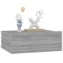 Mesita de noche flotante 2 uds madera gris Sonoma 40x30x15 cm de vidaXL, Mesitas de noche - Ref: Foro24-815285, Precio: 43,48...