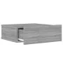 Mesita de noche flotante 2 uds madera gris Sonoma 40x30x15 cm de vidaXL, Mesitas de noche - Ref: Foro24-815285, Precio: 43,48...