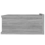 Mesita de noche flotante 2 uds madera gris Sonoma 40x30x15 cm de vidaXL, Mesitas de noche - Ref: Foro24-815285, Precio: 43,48...