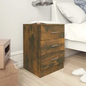 Nightstands 2 pcs smoked oak plywood 38x35x56 cm by vidaXL, Nightstands - Ref: Foro24-815322, Price: 65,13 €, Discount: %