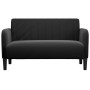 Sofá Loveseat Terciopelo Negro 109 cm en Sofás | Comprar online en Foru.es