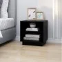 Nachttische 2 Stück aus massivem schwarzem Kiefernholz 40x34x40 cm von vidaXL, Nachttische - Ref: Foro24-813334, Preis: 43,74...