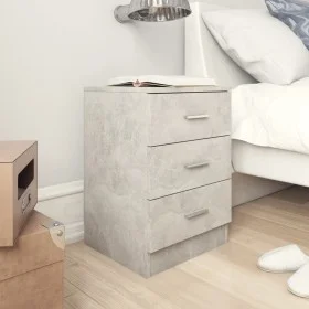 Nachttische 2 Einheiten betongraue Spanplatte 38x35x56cm von vidaXL, Nachttische - Ref: Foro24-800459, Preis: 74,48 €, Rabatt: %