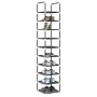 Zapatero 10 niveles negro 33x33x174 cm tejido no tejido en Zapateros y organizadores de calzado | Comprar online en Foru.es