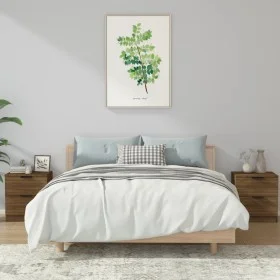 Nightstands 2 pcs brown oak plywood by vidaXL, Nightstands - Ref: Foro24-817038, Price: 81,89 €, Discount: %