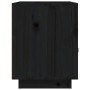 Mesita de noche madera maciza de pino negro 40x34x45 cm de vidaXL, Mesitas de noche - Ref: Foro24-818303, Precio: 46,83 €, De...