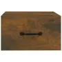 Mesita de noche de pared roble ahumado 35x35x20 cm de vidaXL, Mesitas de noche - Ref: Foro24-817579, Precio: 29,46 €, Descuen...