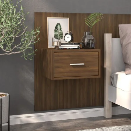 Oak brown wall bedside table by vidaXL, Nightstands - Ref: Foro24-816956, Price: 27,33 €, Discount: %