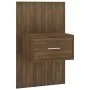 Eichenbrauner Wand-Nachttisch von vidaXL, Nachttische - Ref: Foro24-816956, Preis: 27,33 €, Rabatt: %