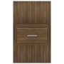 Mesita de noche de pared marrón roble de vidaXL, Mesitas de noche - Ref: Foro24-816956, Precio: 27,33 €, Descuento: %