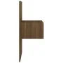 Eichenbrauner Wand-Nachttisch von vidaXL, Nachttische - Ref: Foro24-816956, Preis: 27,33 €, Rabatt: %