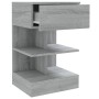 Mesitas de noche 2 uds madera gris Sonoma 40x35x65 cm de vidaXL, Mesitas de noche - Ref: Foro24-816044, Precio: 91,08 €, Desc...