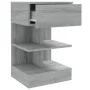 Mesitas de noche 2 uds madera gris Sonoma 40x35x65 cm de vidaXL, Mesitas de noche - Ref: Foro24-816044, Precio: 89,49 €, Desc...