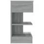 Mesitas de noche 2 uds madera gris Sonoma 40x35x65 cm de vidaXL, Mesitas de noche - Ref: Foro24-816044, Precio: 89,49 €, Desc...