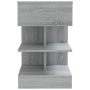 Mesitas de noche 2 uds madera gris Sonoma 40x35x65 cm de vidaXL, Mesitas de noche - Ref: Foro24-816044, Precio: 91,08 €, Desc...