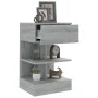 Mesitas de noche 2 uds madera gris Sonoma 40x35x65 cm de vidaXL, Mesitas de noche - Ref: Foro24-816044, Precio: 89,49 €, Desc...