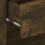Mesita de noche de pared 2 unidades color roble ahumado de vidaXL, Mesitas de noche - Ref: Foro24-816947, Precio: 64,67 €, De...
