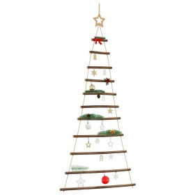 Árbol de Navidad colgante con estrella en la punta, 74 x 150 cm, rama natural en Decoración Festiva y Estacional | Comprar onlin