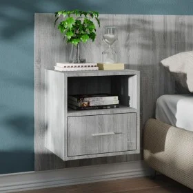 Sonoma Gray Wall Nightstand by vidaXL, Nightstands - Ref: Foro24-816966, Price: 38,20 €, Discount: %