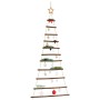 Árbol de Navidad colgante con estrella en la punta, 74 x 150 cm, rama natural en Decoración Festiva y Estacional | Comprar onlin