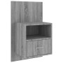 Mesita de noche de pared gris Sonoma de vidaXL, Mesitas de noche - Ref: Foro24-816966, Precio: 38,70 €, Descuento: %